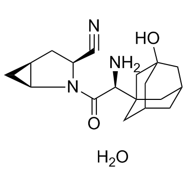 Saxagliptin hydrate 化学構造