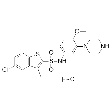SB 271046 Hydrochloride 化学構造