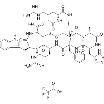 Setmelanotide TFA 化学構造