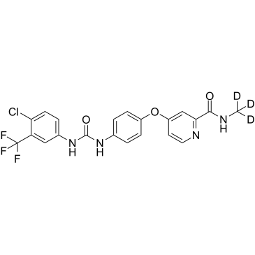 Sorafenib (D3) 化学構造