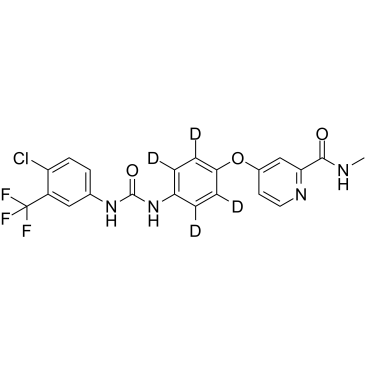 Sorafenib (D4) التركيب الكيميائي
