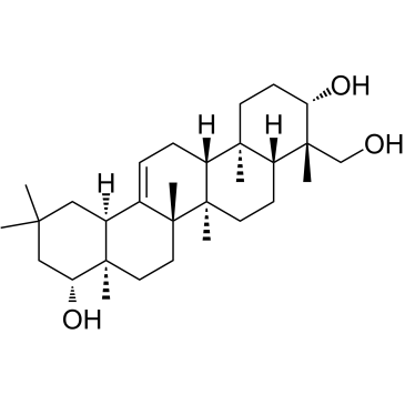 Soyasapogenol B 化学構造