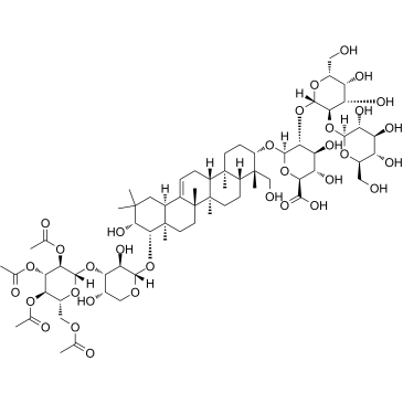 Soyasaponin Ab Chemische Struktur