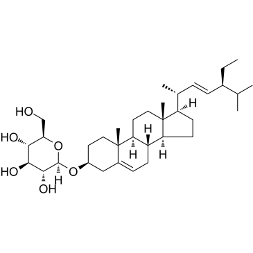 Stigmasterol glucoside  Chemical Structure