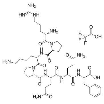 Substance P (1-7)(TFA) Chemische Struktur