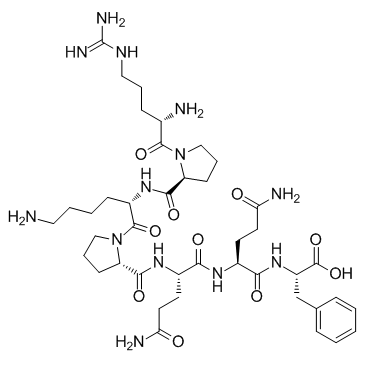 Substance P 1-7 化学構造