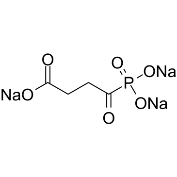 Succinyl phosphonate trisodium salt 化学構造