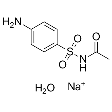Sulfacetamide sodium monohydrate التركيب الكيميائي