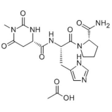 Taltirelin acetate التركيب الكيميائي