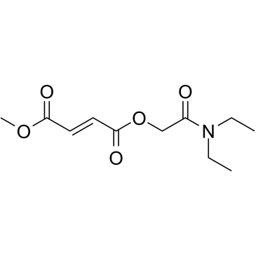 Tepilamide fumarate Chemical Structure