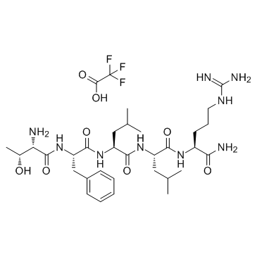 TFLLR-NH2(TFA) 化学構造
