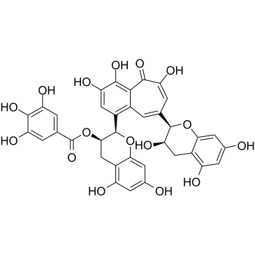 Theaflavin-3'-gallate 化学構造