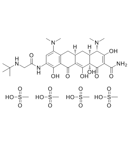 Tigecycline tetramesylate التركيب الكيميائي