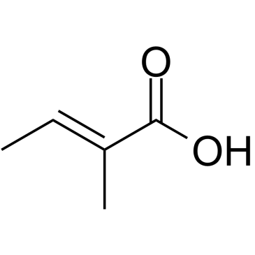 Tiglic acid Chemische Struktur