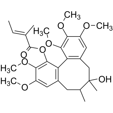 Tigloylgomisin H Chemische Struktur