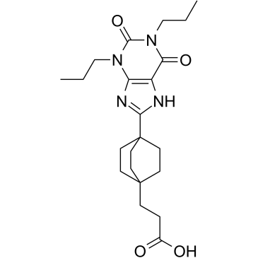 Tonapofylline 化学構造