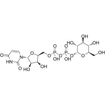 Uridine diphosphate glucose Chemical Structure
