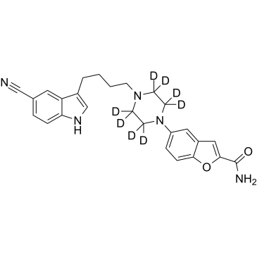 Vilazodone D8  Chemical Structure