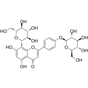 Vitexin 4'-glucoside 化学構造