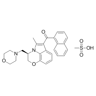 WIN 55,212-2 Mesylate Chemische Struktur