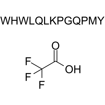 α-Factor Mating Pheromone, yeast (TFA)  Chemical Structure