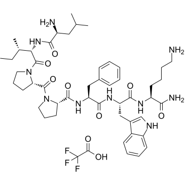Cardiotoxin Analog (CTX) IV (6-12) (TFA) Chemical Structure
