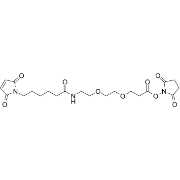 MC-PEG2-C2-NHS ester  Chemical Structure