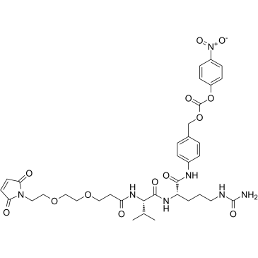 Mal-PEG2-VCP-NB التركيب الكيميائي