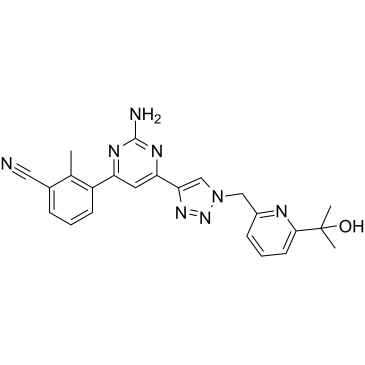 A2aR/A2bR antagonist-1 التركيب الكيميائي