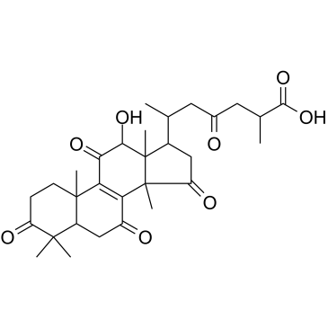 Deacetyl Ganoderic Acid F  Chemical Structure