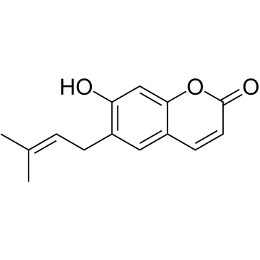 Demethylsuberosin 化学構造