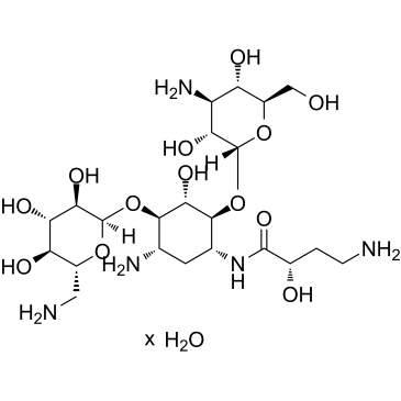 Amikacin (hydrate) التركيب الكيميائي
