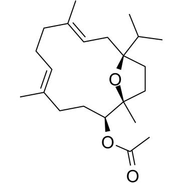 Incensole Acetate 化学構造