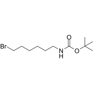 Boc-NH-C6-Br Chemische Struktur