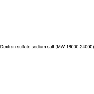Dextran sulfate sodium salt (MW 16000-24000)  Chemical Structure