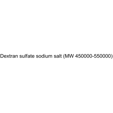 Dextran sulfate sodium salt (MW 450000-550000)  Chemical Structure