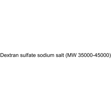 Dextran sulfate sodium salt (MW 35000-45000) 化学構造
