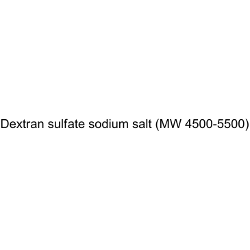 Dextran sulfate sodium salt (MW 4500-5500) 化学構造