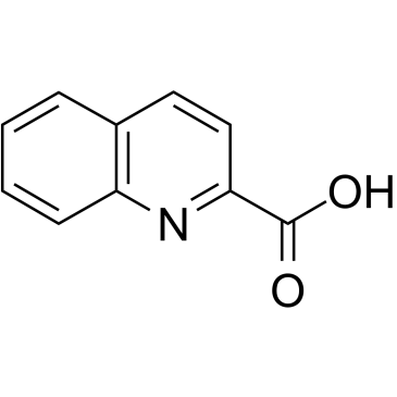 Quinoline-2-carboxylic acid التركيب الكيميائي