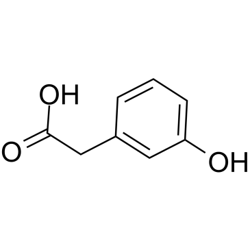 3-Hydroxyphenylacetic acid التركيب الكيميائي