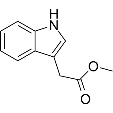 Methyl 2-(1H-indol-3-yl)acetate Chemical Structure