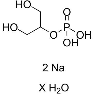 Glycerophosphoric acid disodium salt hydrate Chemische Struktur