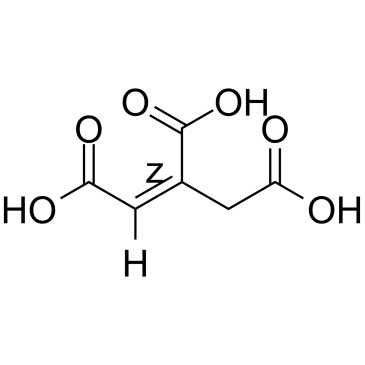 (Z)-Aconitic acid  Chemical Structure