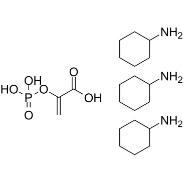 Phosphoenolpyruvic acid tricyclohexylammonium salt Chemical Structure