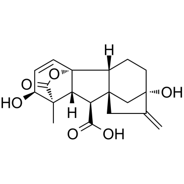 Gibberellic acid Chemische Struktur