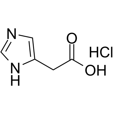 Imidazoleacetic acid hydrochloride Chemical Structure