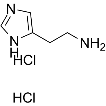 Histamine dihydrochloride 化学構造
