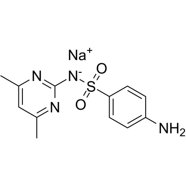 Sulfamethazine sodium Chemical Structure