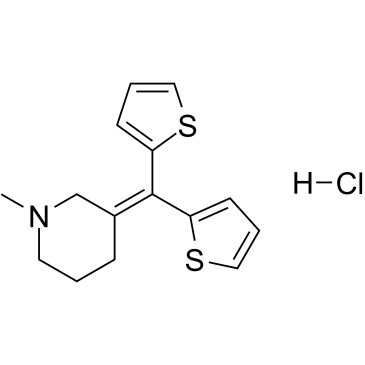 Tipepidine hydrochloride 化学構造