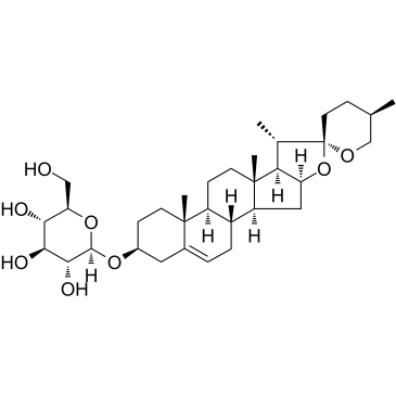 Diosgenin glucoside  Chemical Structure